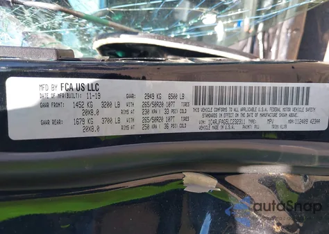 2020 Jeep Grand Cherokee Altitude 4X4 из США, поврежденный, VIN 1C4RJFAG5LC232311